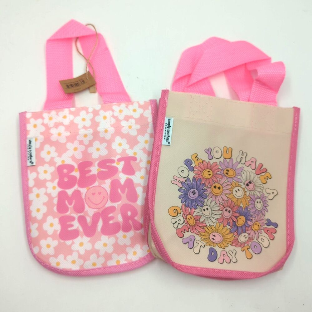Simply Southern Groovy Mini Eco Tote Bags  Gift For Mothers